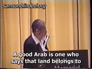 Rabbi Meir Kahane on Who is a good Arab vs. a bad Arab 00:01:26